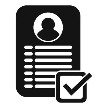New form paper icon simple vector. Form device computer Illustrazione stock