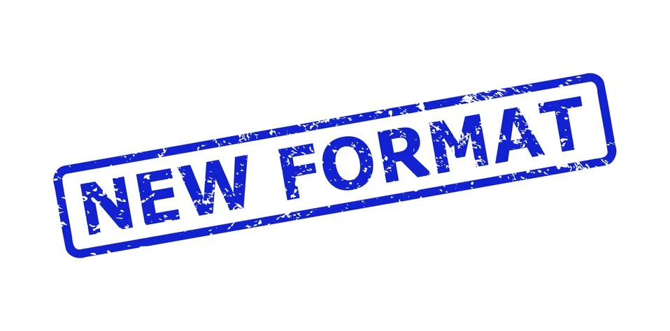 NEW FORMAT Stamp with Distress Surface and Rounded Rect Frame イラスト素材