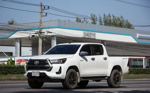 New front of  Toyota Hilux Revo Stock Photos