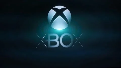 New game console logo xbox series x at TV screen. 28 July, 2021, Kiev, Ukraine. Stock Footage 157885599