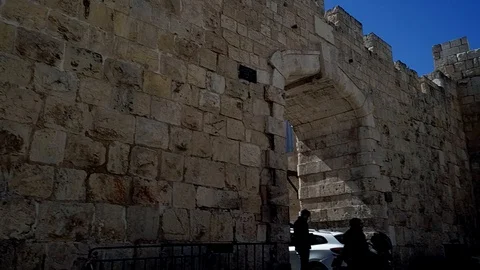 New Gate - Jerusalem Vídeos de archivo 90871233