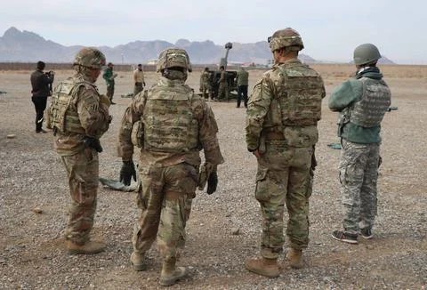 New general takes command of NATO troops in Afghanistan, Herat - 03 Feb 2019 Stock Photos