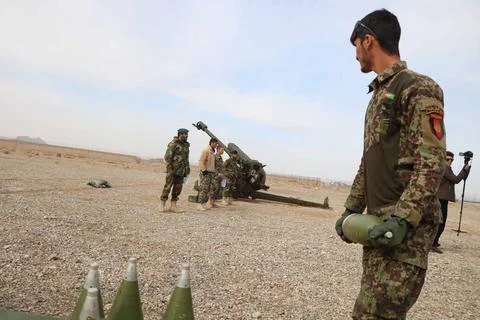 New general takes command of NATO troops in Afghanistan, Herat - 03 Feb 2019 Stock Photos