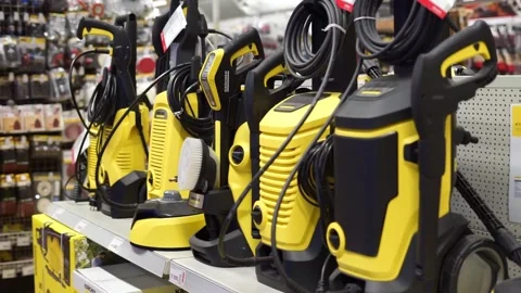 New generation construction vacuum cleaner Stock Footage 259852668