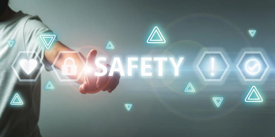 New generation leader with touch interface technology for security protection Stock Illustration