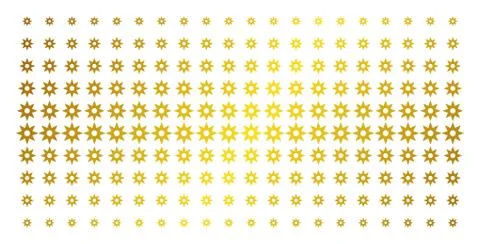 New Gold Halftone Pattern Stock Illustration