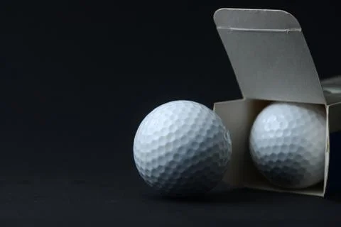 New golf ball Foto stock