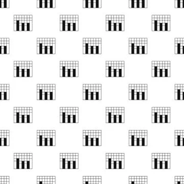 New graph pattern repeat vector Illustrazione stock