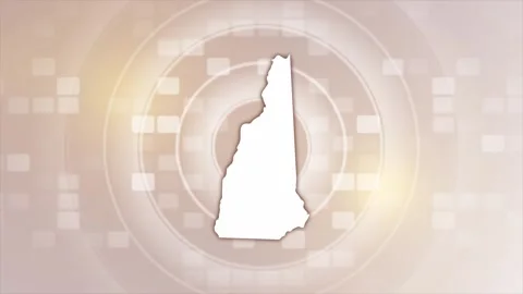 New Hampshire Animated Map 库存影片 275817950
