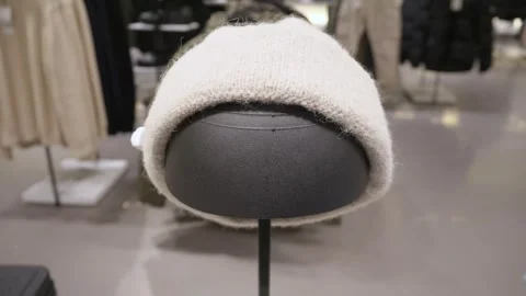 New hat in a clothing store Stock-Footage 263241654