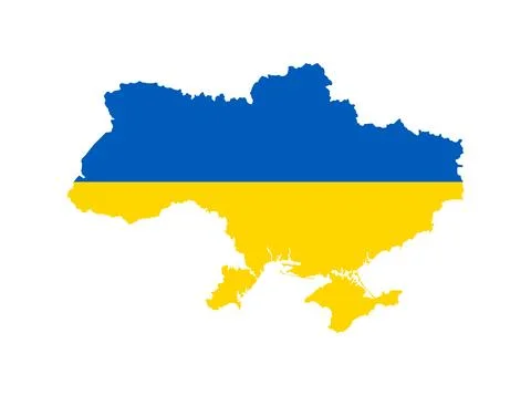 New high detailed vector map of Ukraine Illustrazione stock