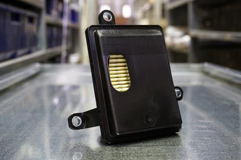 New high quality filter element for modern car automatic transmissions. Stock Photos