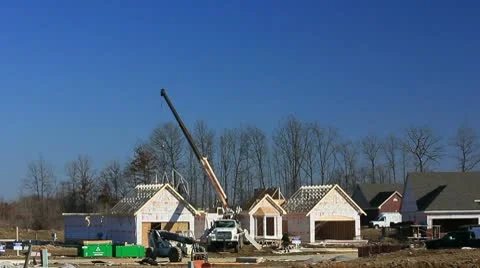 New home construction  9 of 9 動画素材 10745544