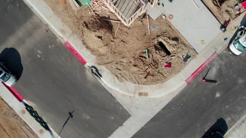 New Home Construction Development Stock Footage 250402552