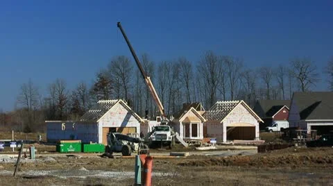 New home construction 動画素材 10744103