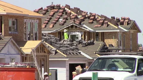 New Home Construction Video stock 49479001