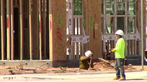 New Home Construction Video stock 49479366