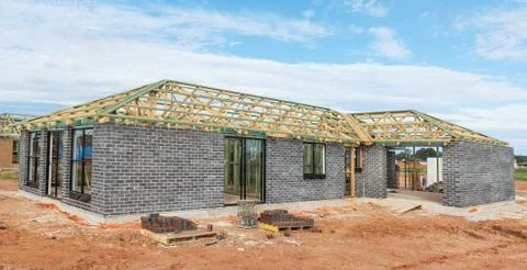 New home construction Fotos Stock