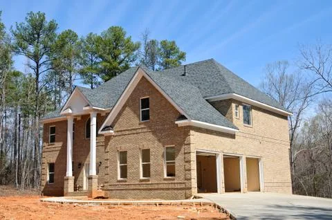 New Home Construction Stock Photos