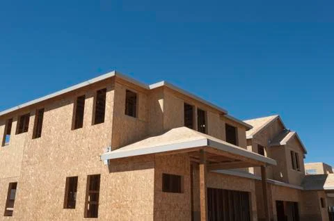 New home construction Stock Photos