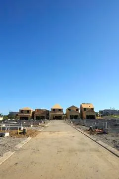 New home construction Stock Photos