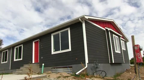 New Home Construction Time Lapse 動画素材 56871209