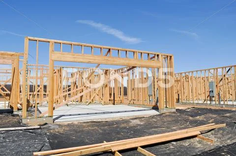 New home frame Stock Photos
