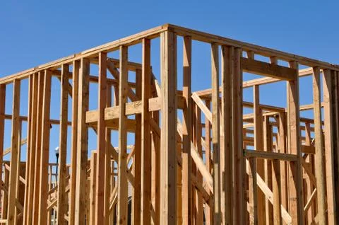 New home frame Stock-Fotos