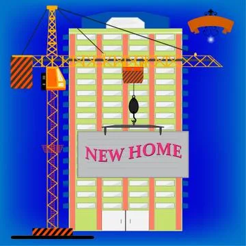New home Stock Illustration