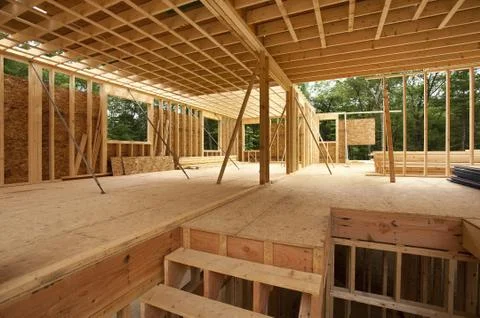 New home interior Stock Photos