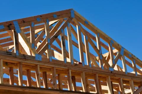 New home under construction 스톡 사진
