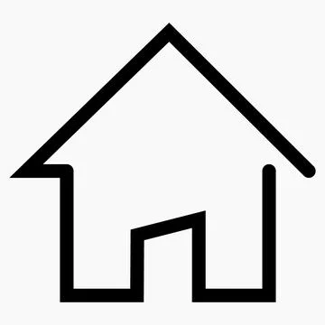 New home vector icon Stock Illustration