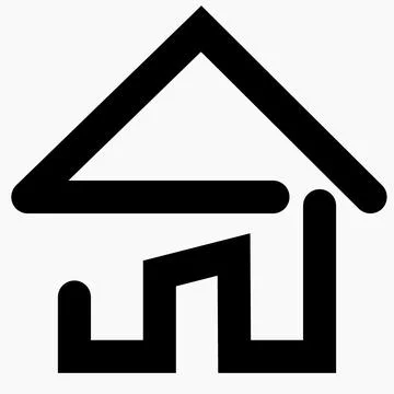 New home vector icon Stock Illustration