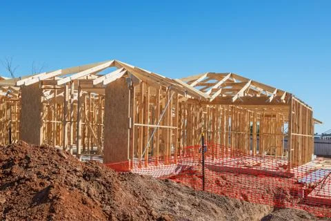 New homes construction Stock Photos