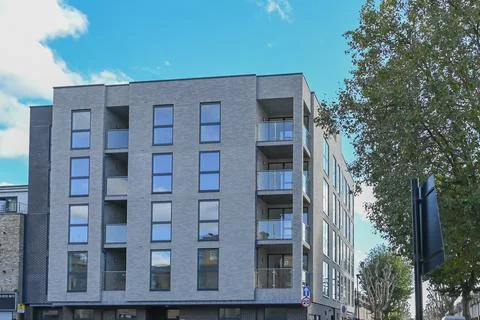 New homes development in East Ham Stock Photos