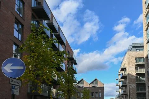 New homes development in Green Stree Stock Photos