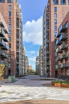 New homes development in Newham Stock Photos