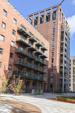 New homes development in Newham Stock Photos