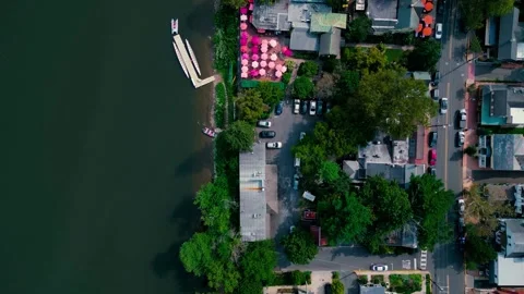 New Hope Hugging Delaware River 動画素材 250208526