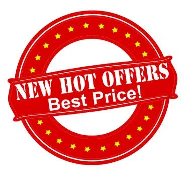 New hot offers Stockillustratie