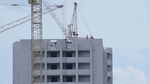 New house building Stock Footage 63380874
