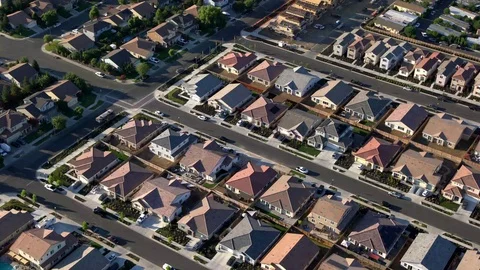 New House Construction Stock Footage 95159427