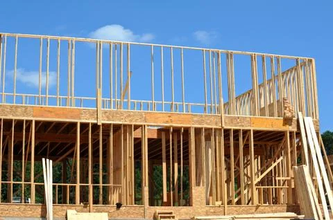 New House Construction Stock Photos