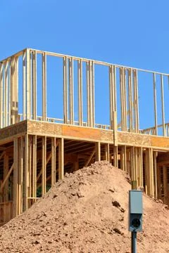 New House Construction Foto stock