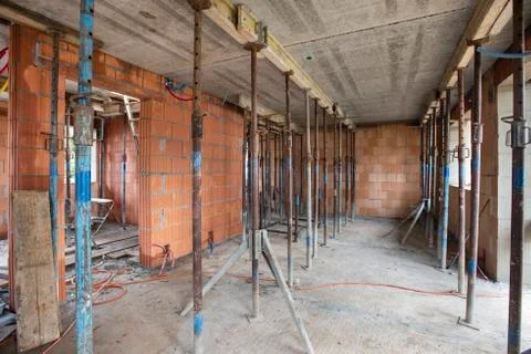 New house in construction Stock Photos