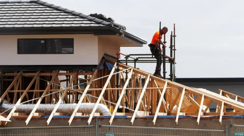 New house Stock Footage 32567168