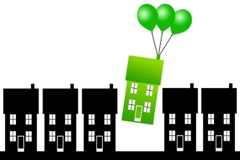New house Stock-Illustration