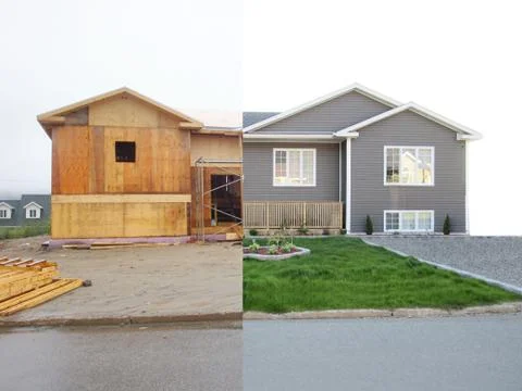 New house Stock Photos