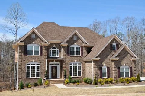 New House Foto stock