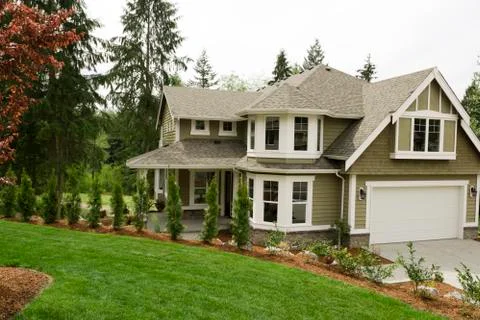 New house Foto stock